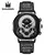 SHAARMS-Relógio de quartzo impermeável masculino, Relógio de pulso empresarial ,marca top ,moda luxo ,data ,casual - Turinshop virtual