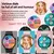 Imagem do Smartwatch NFC para Mulheres, Smartwatch com Tela HD, Frequência Cardíaca, Rastreamento GPS , chamadas por voz , Huawei , Xiaomi ,
