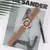 Relógios Quartz com Padrão de Roleta Russa para Homens, Relógio De Pulso Preto , Dial Diy original - Turinshop virtual