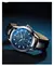 Skrox original esportes homem relógio de couro safira azul dial luminoso movimento automático relógio mecânico à prova dwaterproof água relógios pulso - loja online