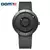 Dom 1753 nova moda masculina relógio de quartzo design criativo bola magnética à prova dwaterproof água mostrador ouro pulseira couro casual relógio masculino presente
