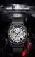 Skrox quadrado elegante esqueleto movimento automático homem relógio de pulso mecânico marca original luxo relógio reloj hombre na internet