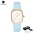 WWOOR-Relógio de quartzo de couro impermeável feminino, marca superior, pulseira de moda, relógio de luxo feminino, 2024 na internet