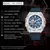 Imagem do Relógio mecânico masculino pagani Design, automático, aço inoxidável, impermeável, safira, luxo superior, NH39A, 100m, novo, 2023