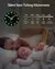 Luz moderna Luminosa Relógio De Parede, Não-Ticking, Tempo De Viagem, Precisão Moda, Decoração Do Lar, Quarto, Luxo, 8" - Turinshop virtual