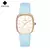 WWOOR-Relógio de quartzo de couro impermeável feminino, marca superior, pulseira de moda, relógio de luxo feminino, 2024 - Turinshop virtual