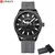 Relógio atual de pulso masculino, impermeável, silicone, com data automática,estilo militar,marca de luxo ,moda