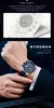 Mini Focus MF0411G Relógio de luxo à prova d'água luminoso cronógrafo calendário pulseira de aço inoxidável relógios de quartzo masculinos na internet