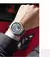 Dom 1502 estilo mecânico relógio de quartzo masculino moda negócios luz da noite relógios de couro à prova dwaterproof água para homem relogios masculino