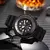 Imagem do Relógio masculino original SEIKO PROSPEX digital luminoso mostrador circular relógio esportivo pulseira de silicone SNE537 pulseiras
