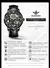 Oupinke 3173 pulseira de couro original automático oco relógio de pulso mecânico para homens cronógrafo luxo marca superior relógios masculinos - Turinshop virtual
