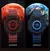 Imagem do DANIEL GORMAN Red Planet Design Relógio de quartzo para homens Relógio de pulso esportivo luminoso à prova d'água com ponteiros de contas magnéticas DG0525Red