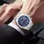 Mini Focus MF0411G Relógio de luxo à prova d'água luminoso cronógrafo calendário pulseira de aço inoxidável relógios de quartzo masculinos - loja online