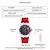 Dom relógios ocos mecânicos totalmente automáticos para homens1688 moda esportes à prova dwaterproof água relógio de luxo luminoso relógio masculino