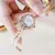 Relógio quartzo branco pérola para mulheres, relógio de pulso feminino, relógios elegantes, presente para senhoras, pulseira da moda - Turinshop virtual
