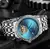 Relógio mecânico masculino automático céu estrelado cinco estrelas brilhando luz noturna tendência da moda relógio masculino multi funcional - Turinshop virtual