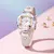 Dom 1613 elegante relógio de quartzo feminino moda pulseira de couro à prova dwaterproof água relógio de pulso de negócios senhoras relógios casuais reloj mujer na internet