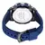 Megir-Relógio cronógrafo quartzo analógico masculino, relógio de pulso masculino com data, ponteiros luminosos, pulseira de silicone laranja, impermeável, masculino - Turinshop virtual