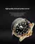 Imagem do Homem de luxo relógio de pulso quartzo clássico calendário mostrador luminoso à prova dwaterproof água pulseira silicone relógios para homem relogio masculino