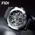 Fidi relógio masculino mecânico totalmente automático, de alta qualidade, luxuoso, à prova d'água, pulseira de silicone, fd114 na internet