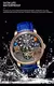 Pindu astronauta dial masculino luxo e moda personalizado totalmente automático mecânico serpentina turbilhão relógio à prova dwaterproof água - Turinshop virtual