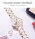 Relógio automático à prova d'água Nesun para mulheres, movimento mecânico, mostrador Shell, diamante strass, fase da lua, relógio de pulso feminino na internet
