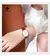 WWOOR-Relógio de quartzo de couro impermeável feminino, marca superior, pulseira de moda, relógio de luxo feminino, 2024