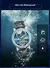 Tevise-relógio de couro impermeável masculino, luminoso, mecânico, turbilhão, azul, luminoso, luxo, marca superior, estrela da terra, T867k - Turinshop virtual