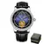 Skrox tourbillon fase da lua movimento automático mostrador verde diamante relógio de pulso masculino à prova dwaterproof água high-end luxo vintage clockwork na internet