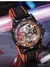 Imagem do Relógio de pulso masculino esqueleto turbilhão, relógio mecânico automático, pulseira de borracha impermeável, luminoso, masculino, luxo