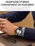 Rainbuvvy TWS Smart Watch, fones de ouvido embutidos, fones de ouvido sem fio, chamada Bluetooth, 1.39 ", 3 em 1, T97