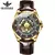 Oupinke 3206 relógios masculinos automáticos moda esqueleto oco luxo original relógio de pulso mecânico superior espelho safira homem relógio - Turinshop virtual