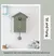 Cuco Quartz Relógio De Parede, Pássaro Moderno, Home Living Room Hanging Watch, Relógios Horologe, Temporizador, Decoração Do Escritório, Presentes, 20x25cm na internet
