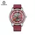 Relógio masculino moda oco relógios masculino náilon relógio corrente banda relógios de pulso automáticos reloj hombre relógios para homem - comprar online