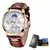 LIGE Luxo Moda Feminina Relógio Pulseira de Couro À Prova D 'Água Casual Esporte Relógio de Pulso de Quartzo 24 horas Relógio de Fase da Lua para Mulheres - loja online