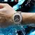 Nibosi esporte masculino relógio de topo marca luxo aquanaut relógios quartzo para homem á prova dwaterprof água luminosa relógio aço inoxidável