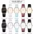 WWOOR-Relógio de quartzo de couro impermeável feminino, marca superior, pulseira de moda, relógio de luxo feminino, 2024 - loja online
