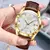LIGE Mulheres Relógio Moda Couro Militar Esporte Relógios À Prova D 'Água Para As Mulheres Top Marca de Luxo Pulseira Feminina Relógio Reloj Mujer - loja online
