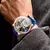 PINEU Design Relógio Quartzo Masculino, Turbilhão Diamante, Marca top ,relógio Astronomia de luxo ,solar na internet