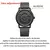 Dom 1345 relógio de quartzo masculino moda personalidade criativa rolagem bola de ferro ponteiro magnético à prova dwaterproof água para relógios masculinos presente na internet