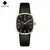 WWOOR-Relógio de quartzo de couro impermeável feminino, marca superior, pulseira de moda, relógio de luxo feminino, 2024 - loja online
