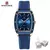 Imagem do Naviforce elegante relógio de pulso feminino silicone macio esportes vestido completo relógios quartzo à prova dwaterproof água dar para presentes das senhoras