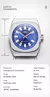 Daniel Gorman Automatic Watch for Men, relógios de pulso mecânicos, luxo desportivo, relógios luminosos Retro Square, 36mm, DG8532 - loja online