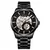 Ailang moda masculina relógio mecânico automático de aço inoxidável luxo negócios transparente esqueleto relógio pulso relogio masculino - comprar online
