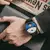Skrox fase da lua movimento automático homem relógio mecânico à prova dwaterproof água cavaleiro relógios de pulso pulseira aço inoxidável esportes relógio - Turinshop virtual
