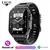 Lige 600mah bateria forte adulto homem relógio inteligente bluetooth chamada esportes correr reprodução de música smartwatch à prova dwaterproof água tela amoled