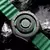 DANIEL GORMAN Relógio Esportivo para Homens Moda Verde Pulseira de Silicone Relógio de Pulso Luminoso À Prova D 'Água com Contas Magnéticas Mãos DG0788