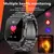 Lige 600mah bateria forte adulto homem relógio inteligente bluetooth chamada esportes correr reprodução de música smartwatch à prova dwaterproof água tela amoled - comprar online
