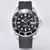 40.5mm mergulho automático mecânico verde relógios masculinos nh35 movimento luminoso à prova dwaterproof água relógio de pulso safira