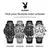 PLAYBOY-Relógio Quartzo Masculino com Pulseira de Couro, Marca Top, Alta Qualidade ,Casual, Impermeável ,luxo ,Fashion - loja online